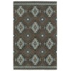 Kaleen Global Inspiration Collection Dark Gray Gray Area Rug 9' x 12'