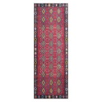 Kaleen Boho Patio Collection Bright Cranberry Area Rug 5' x 7'6"