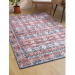 Kaleen Boho Patio Collection Multi Blue Runner 2'3" x 7'6"
