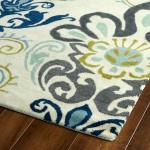 Kaleen Global Inspiration Collection Ivory Charcoal Runner 2'6" x 8'