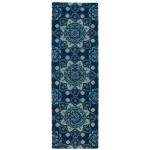 Kaleen Global Inspiration Collection Dark Navy Area Rug 8' x 10'