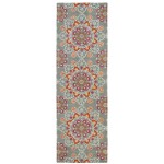 Kaleen Global Inspiration Collection Gray Ivory Area Rug 5' x 7'9"