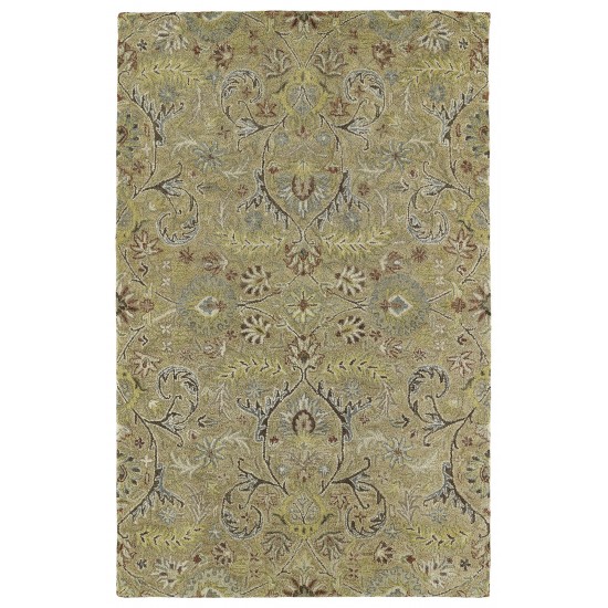 Kaleen Helena Collection Dark Gold Throw Rug 2' x 3'