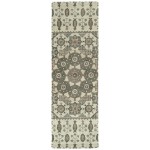 Kaleen Helena Collection Ivory Gray Throw Rug 2' x 3'