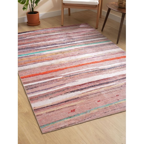 Kaleen Boho Patio Collection Multi Clay Throw Rug 2' x 3'