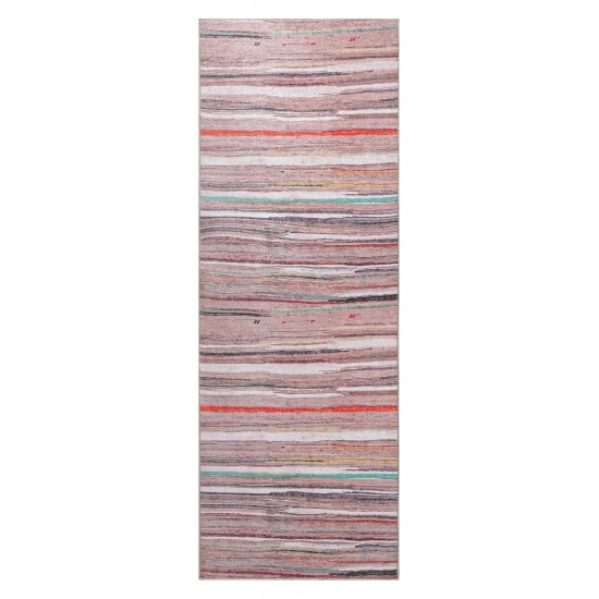 Kaleen Boho Patio Collection Multi Clay Runner 2'3" x 7'6"