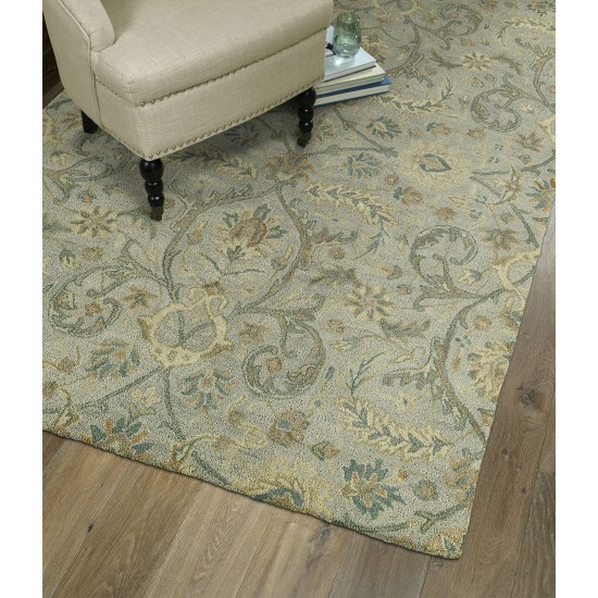 Kaleen Helena Collection Light Silver Area Rug 12' x 15'