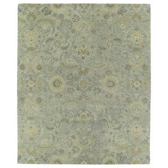 Kaleen Helena Collection Light Silver Throw Rug 2' x 3'