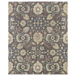 Kaleen Helena Collection Charcoal Background Beige Area Rug 10' x 14'