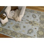 Kaleen Brooklyn Collection Light Silver Area Rug 8' x 11'