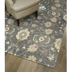 Kaleen Helena Collection Charcoal Beige Area Rug 12' x 15'