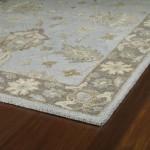 Kaleen Brooklyn Collection Light Silver Area Rug 9'6" x 13'