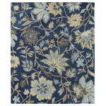 Kaleen Brooklyn Collection Dark Blue Area Rug 8' x 11'