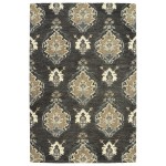 Kaleen Brooklyn Collection Dark Charcoal Area Rug 8' x 11'