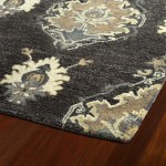 Kaleen Brooklyn Collection Dark Charcoal Area Rug 8' x 11'