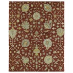 Kaleen Helena Collection Dark Red Area Rug 10' x 14'