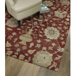 Kaleen Helena Collection Dark Red Area Rug 12' x 15'