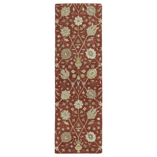 Kaleen Helena Collection Dark Red Area Rug 12' x 15'