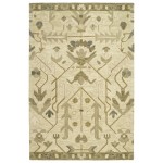 Kaleen Brooklyn Collection Light Olive Area Rug 8' x 11'