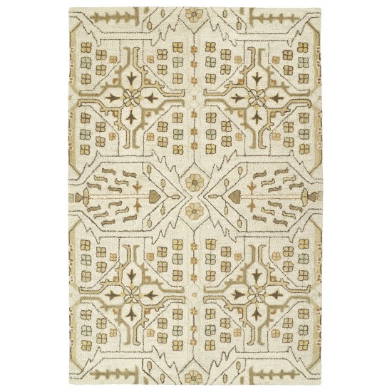 Kaleen Brooklyn Collection Mushroom Beige Area Rug 7'6 x 9'