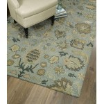 Kaleen Helena Collection Light Spa Area Rug 8' x 10'