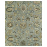 Kaleen Helena Collection Light Spa Area Rug 8' x 10'