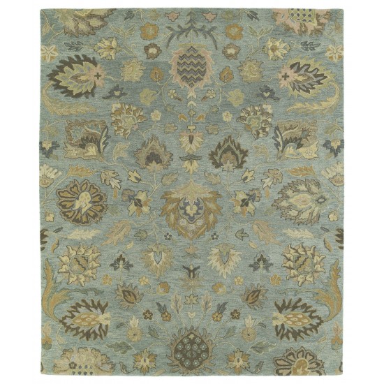 Kaleen Helena Collection Light Spa Area Rug 8' x 10'