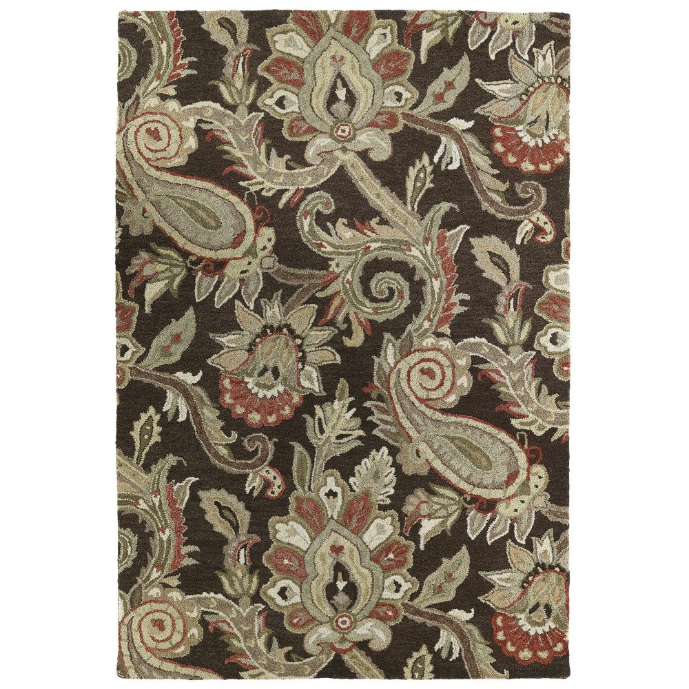 Kaleen Helena Collection Dark Chocolate Area Rug 10' x 14'