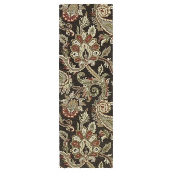 Kaleen Helena Collection Dark Chocolate Area Rug 10' x 14'