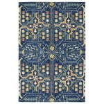 Kaleen Brooklyn Collection 5310-22 Navy Area Rug 7'6 x 9'