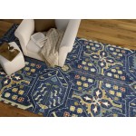 Kaleen Brooklyn Collection 5310-22 Navy Area Rug 7'6 x 9'