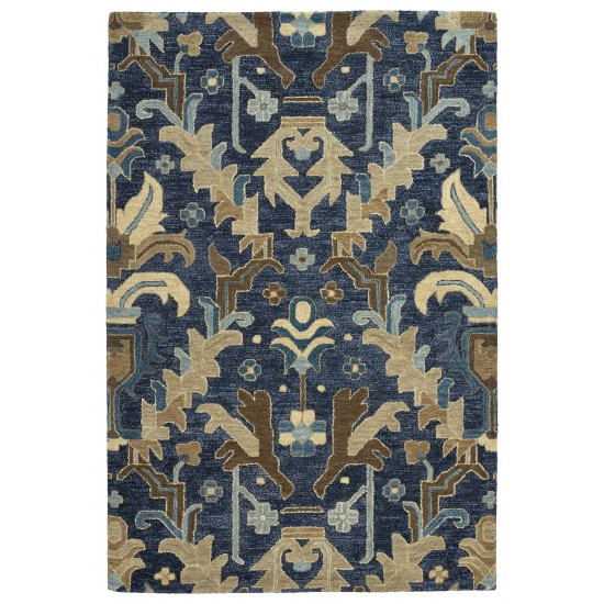 Kaleen Brooklyn Collection 5311-22 Navy Area Rug 5' x 7'6"