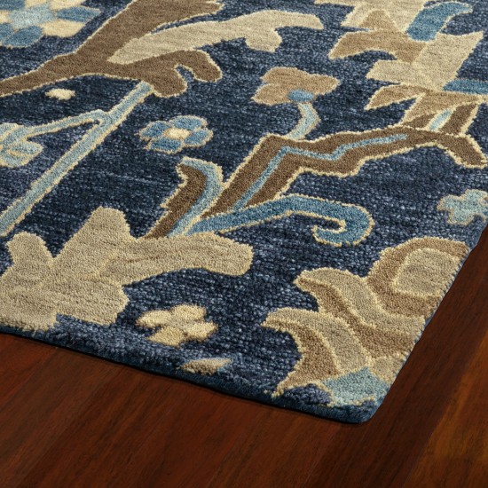 Kaleen Brooklyn Collection 5311-22 Navy Area Rug 5' x 7'6"