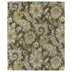 Kaleen Helena Collection Dark Brown Throw Rug 2' x 3'