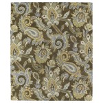 Kaleen Helena Collection Dark Brown Area Rug 5' x 7'9"