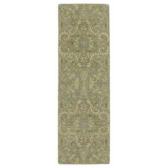 Kaleen Helena Collection Dark Green Area Rug 12' x 15'