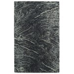 Kaleen Brushstrokes Collection Dark Charcoal Area Rug 8' x 11'