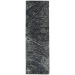 Kaleen Brushstrokes Collection Dark Charcoal Area Rug 8' x 11'