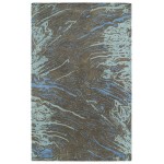 Kaleen Brushstrokes Collection Dark Chocolate Throw Rug 2' x 3'