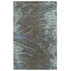 Kaleen Brushstrokes Collection Dark Chocolate Area Rug 3'6" x 5'6"