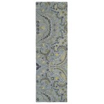 Kaleen Helena Collection Light Grey Runner 2'6" x 8'