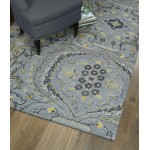 Kaleen Helena Collection Light Grey Area Rug 5' x 7'9"