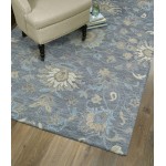 Kaleen Helena Collection Light Graphite Throw Rug 2' x 3'