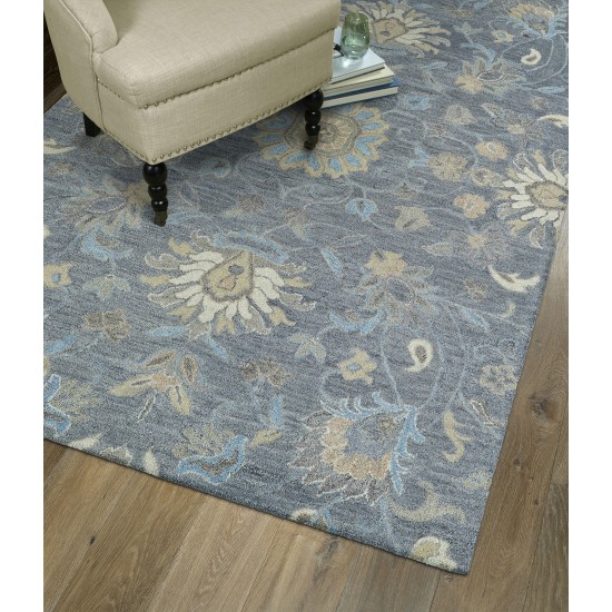 Kaleen Helena Collection Light Graphite Throw Rug 2' x 3'