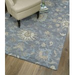 Kaleen Helena Collection Light Graphite Area Rug 5' x 7'9"