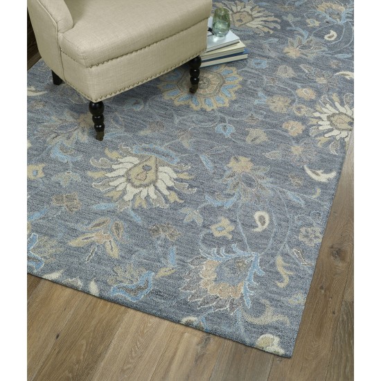 Kaleen Helena Collection Light Graphite Area Rug 5' x 7'9"