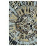 Kaleen Brushstrokes Collection Dark Multi Area Rug 8' x 11'