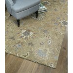 Kaleen Helena Collection Lt Brown MilkChocolate Area Rug 5' x 7'9"