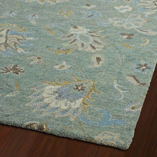 Kaleen Helena Collection Dark Mint Area Rug 10' x 14'