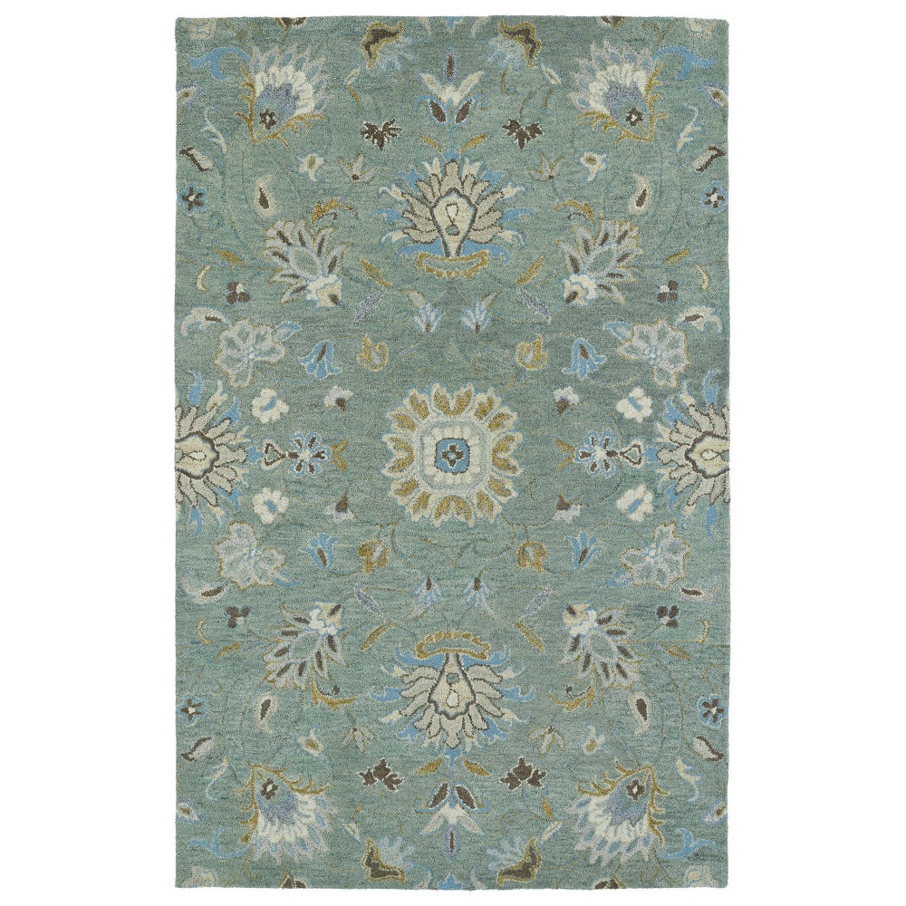 Kaleen Helena Collection Dark Mint Area Rug 12' x 15'